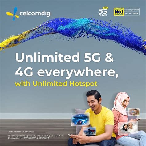 CelcomDigi's Postpaid 5G Plan Offers Unlimited 4G & 5G, Free Home Fi.